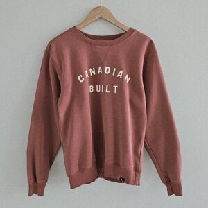 Peace Collective Crewneck Sweatshirt Canadian Built Cotton Small Casual